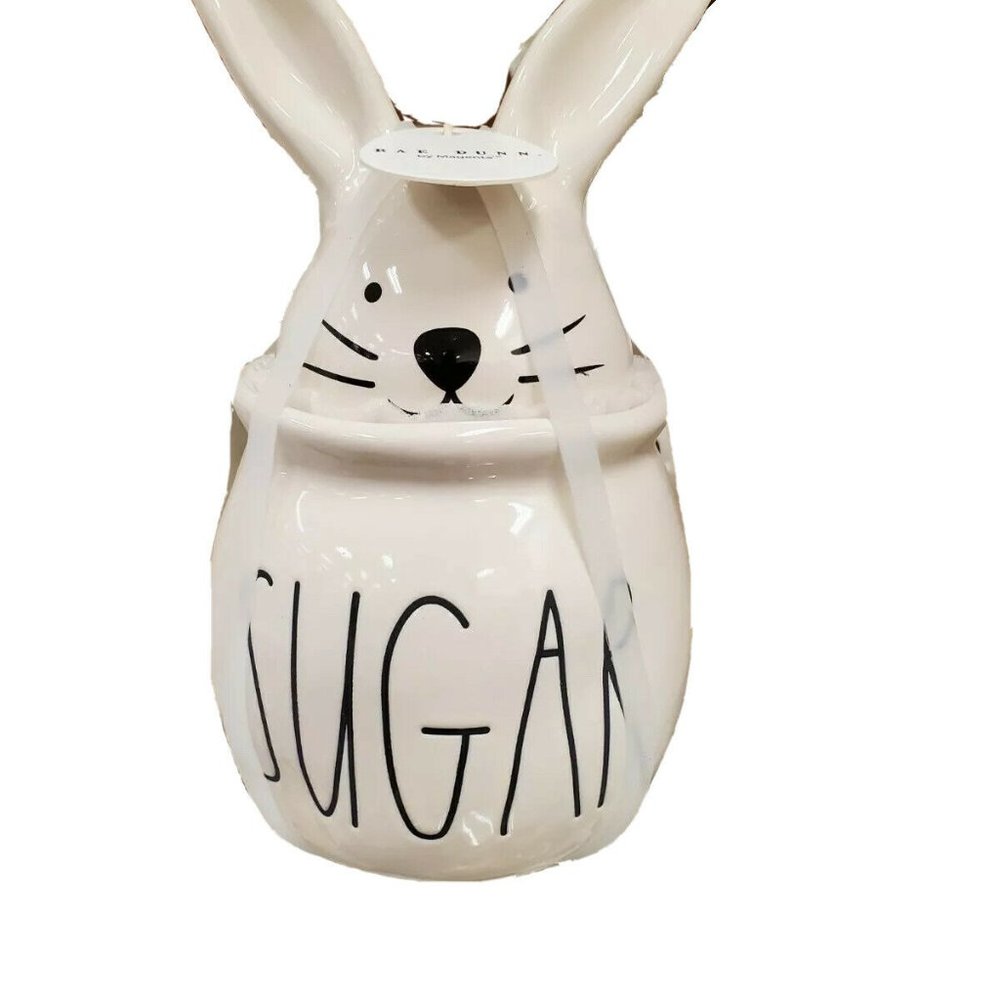 Rae Dunn Easter SUGAR Jar Canister Bunny Head Ears